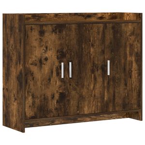 vidaXL Sideboard Ger&auml;ucherte Eiche 98,5 x 33 x 80 cm Holzwerkstoff