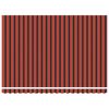 vidaXL Einziehbare Markise Handbetrieben 450 x 300 cm Orange und Braun
