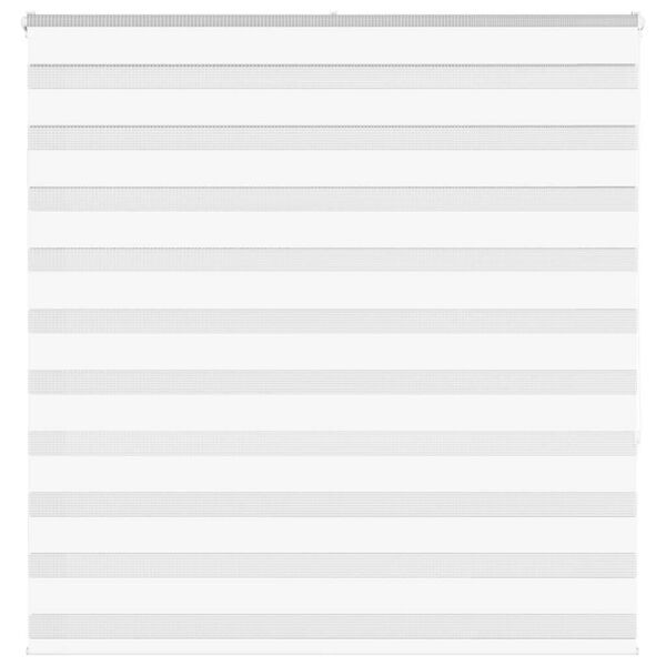 vidaXL Doppelrollo Wei&szlig; 150x150 cm Stoffbreite 145,9 cm Polyester