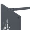 vidaXL Brennholzregal Anthrazit 40x40x40 cm Kaltgewalzter Stahl