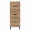 vidaXL Sideboard Artisan-Eiche 34 x 34,5 x 90 cm Holzwerkstoff