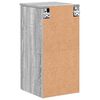 vidaXL Badezimmerschrank Wandmontiert Graues Sonoma 30 x 31,5 x 61 cm