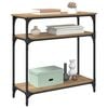 vidaXL Konsolentisch Artisan-Eiche 75 x 29 x 75 cm Holzwerkstoff