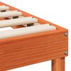 vidaXL Bettrahmen Braun 90 x 220 cm Massives Kiefernholz