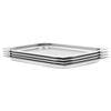 vidaXL Gastronormbeh&auml;lter 4 Stk. GN 1/1 20 mm Edelstahl