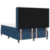vidaXL Boxspringbett mit Matratze mit Kopfteil Blau 140 x 190 cm Stoff