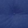 vidaXL R&uuml;ckenkissen Polizeiblau 160 x 24 x 50 cm Samt