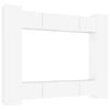 vidaXL 8-tlg. TV-Schrank-Set Wei&szlig; Holzwerkstoff