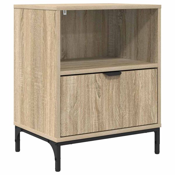 vidaXL Nachttisch Sonoma-Eiche 49 x 36 x 61 cm Holzwerkstoff