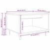 vidaXL Couchtisch Altholz 60 x 50 x 40 cm Holzwerkstoff