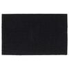 vidaXL Fu&szlig;matte Schwarz 50x80 cm Kokosfaser Getuftet