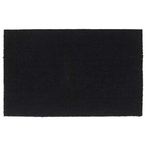 vidaXL Fu&szlig;matte Schwarz 50x80 cm Kokosfaser Getuftet