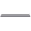 vidaXL Schwebende Wandregale 4 Stk. Grau 90x23,5x3,8cm MDF