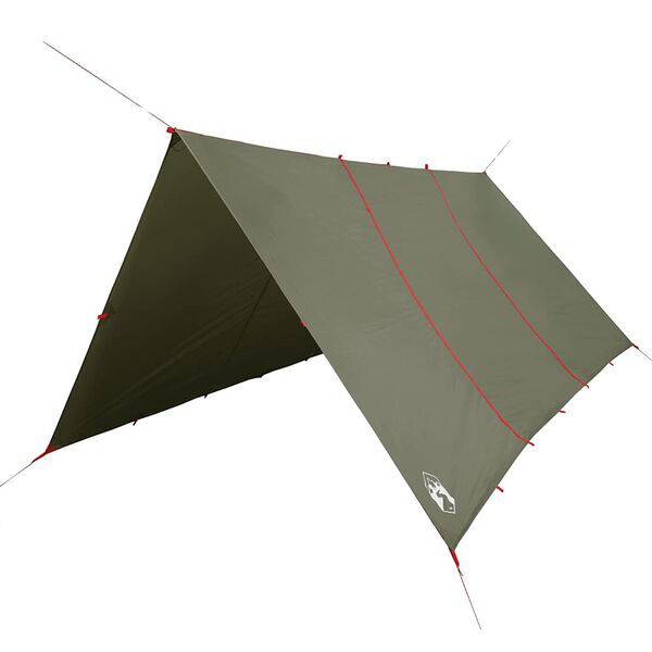 vidaXL Tarp Olivgr&uuml;n 451x420 cm Wasserdicht