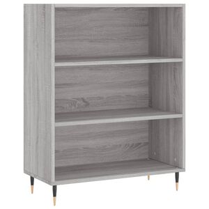 vidaXL B&uuml;cherregal Grau Sonoma 69,5x32,5x90 cm Holzwerkstoff