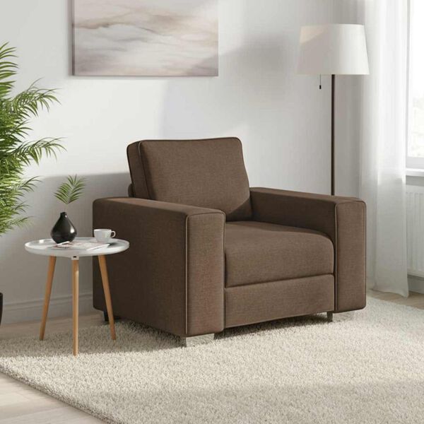 vidaXL Sofa Braun 100 x 80 x 82 cm Stoff