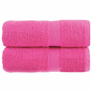 vidaXL Premium Waschhandt&uuml;cher SOLUND 2 St&uuml;ck Rosa 30x30 cm 600 g/m&sup2;