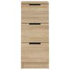 vidaXL Sideboard Sonoma-Eiche 30x30x70 cm Holzwerkstoff