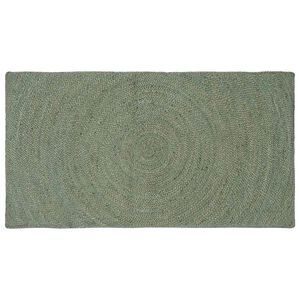 vidaXL Bereichsteppiche Olive Gr&uuml;n 80 x 150 cm Jute