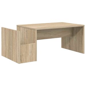 vidaXL Couchtisch Sonoma-Eiche 90 x 45 x 35 cm Holzwerkstoff