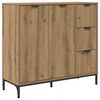 vidaXL Sideboard Artisan-Eiche 89,5 x 33 x 82 cm Holzwerkstoff