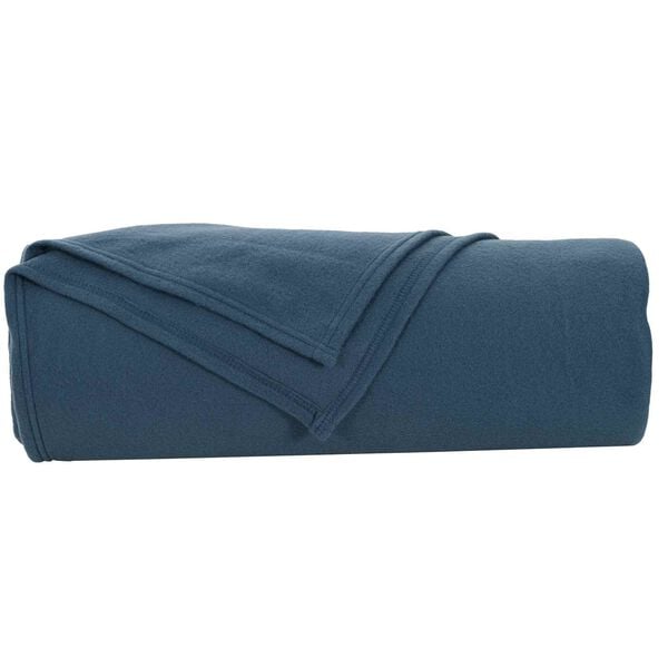 vidaXL &Uuml;berwurfdecke Marineblau 210 x 140 cm Fleece