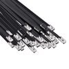 vidaXL Kabelbinder 250 stk. 4,6 x 250 mm Schwarz