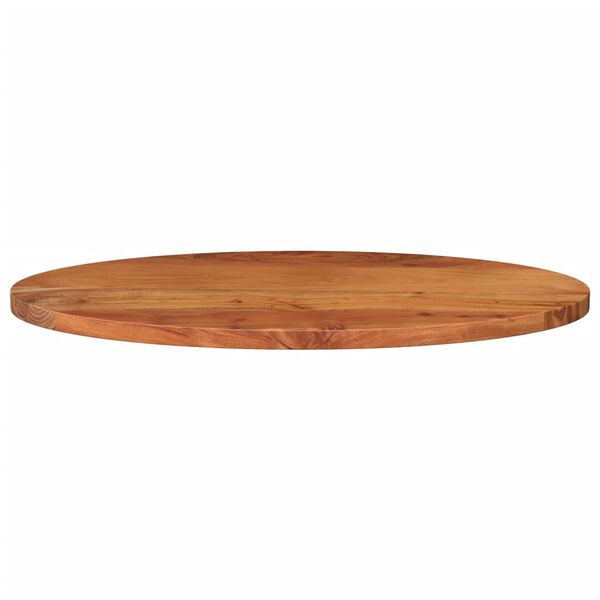 vidaXL Tischplatte 80x40x2,5 cm Oval Massivholz Akazie