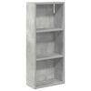 vidaXL Badezimmer-Wandschrank Betongrau 30 x 14 x 70 cm Holzwerkstoff