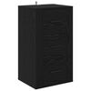 vidaXL Sideboard Schwarz Eichen-Optik 40 x 33 x 70 cm Holzwerkstoff