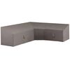 Madison Loungem&ouml;bel-Abdeckung in L-Form 270x270x65/90 cm Grau