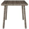 vidaXL Garten-Couchtisch Rechteckig Grau 60x40x37 cm Poly Rattan