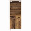 vidaXL Highboard Altholz 69,5 x 34 x 180 cm Holzwerkstoff