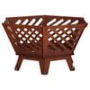 vidaXL Feuerstelle Rostoptik 60 x 53 x 30 cm Wetterfeststahl