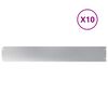 vidaXL Rasenkanten 10 Stk. 15x103 cm Verzinkter Stahl