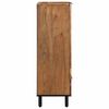 vidaXL Highboard mit Regal Natur 60 x 33,5 x 100 cm Massivholz Akazie