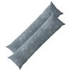 vidaXL Kissenbezug HEERLEN Himmelblau 40 x 145 cm Chenille-Stoff