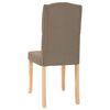 vidaXL Esszimmerst&uuml;hle 4 Stk. Taupe Stoff