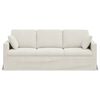 vidaXL Sofa Creme Gesamtabmessungen: 198 x 78 x 80 cm (B x T x H) Samt