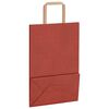 vidaXL Papiertragetaschen 50 Stk. mit Henkeln Rot 21x11x31 cm