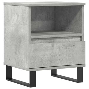 vidaXL Nachttisch Betongrau 40x35x50 cm Holzwerkstoff