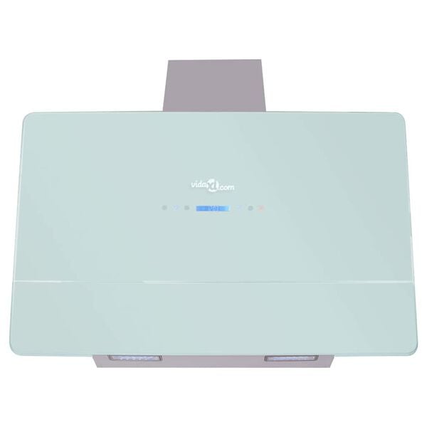 vidaXL Dunstabzugshaube mit Touch-Display Weiß 900 mm