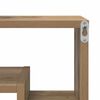 vidaXL Wandregal mit Regal Artisan-Eiche 82 x 15 x 51 cm Holzwerkstoff