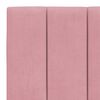 vidaXL Bett mit Matratze "Hanko" Rosa 180x200 cm Samt