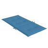 vidaXL Niedriglehner-Auflagen 2 Stk. Melange Blau 100x50x4 cm Stoff