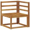 vidaXL Outdoor-Sofagarnitur 9 pcs Natur Massivholz Akazie