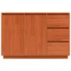 vidaXL Sideboard mit Schubladen Braun Eichen-Optik 111 x 34 x 75 cm