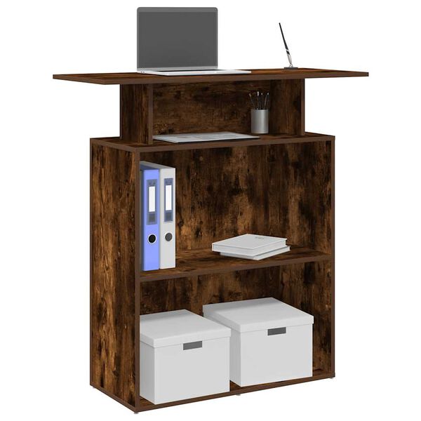 vidaXL Empfangstheke R&auml;uchereiche 100x40x104 cm Holzwerkstoff