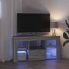 vidaXL Eck-LED-TV-Schrank Graues Sonoma 106 x 40 x 50 cm Holzwerkstoff