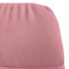 vidaXL Schaukelstuhl Rosa Samt